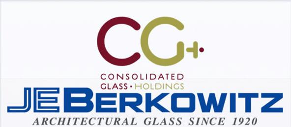 Consolidated glass and JE berkowitz logo