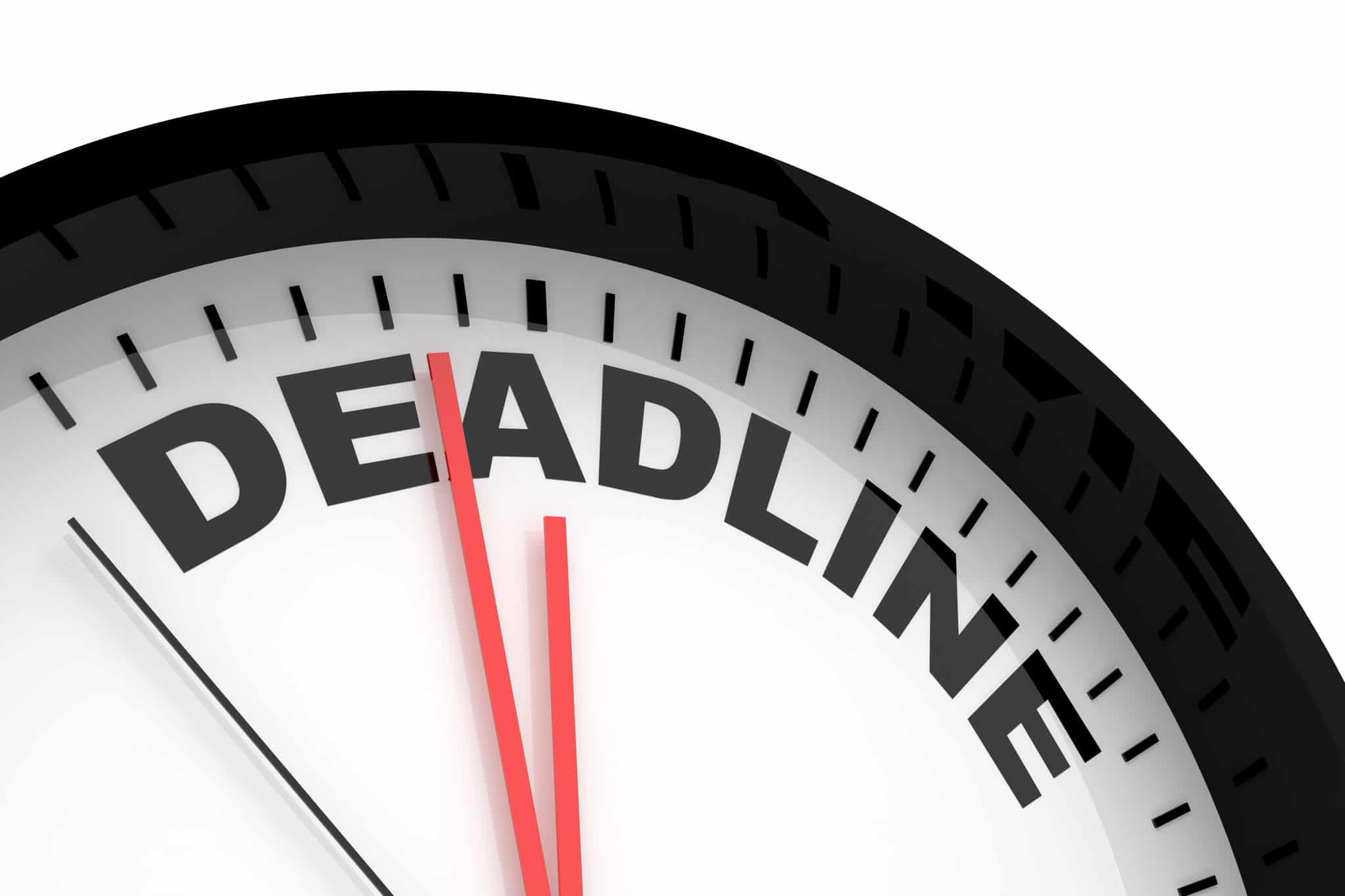 Deadline on clock