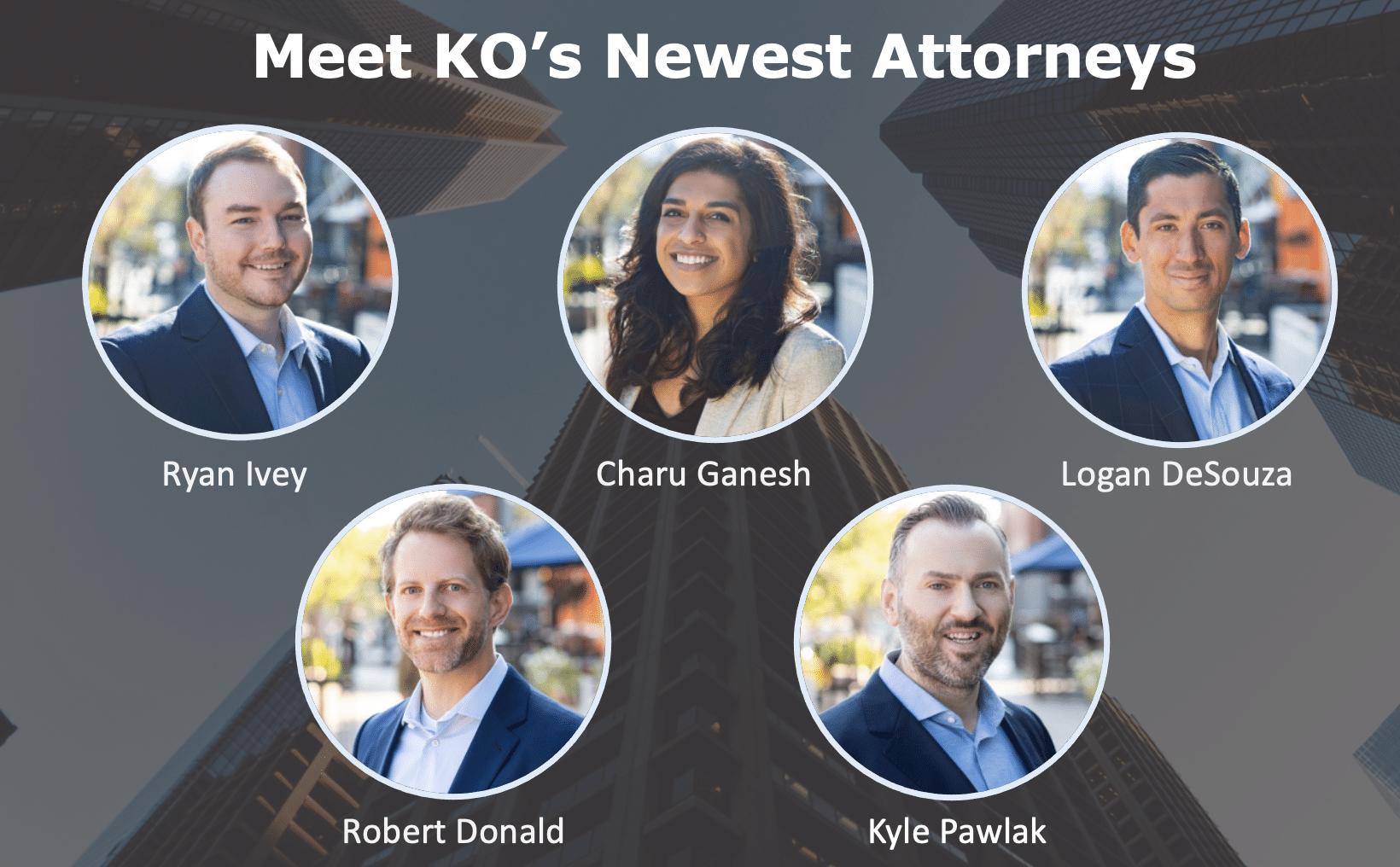 Five Questions with KO’s New Attorneys Image
