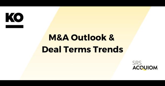 M&A Outlook and Key Deal Terms Trends Image