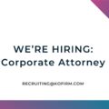 Hiring Corporate Attorney