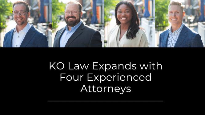 KO Law Expands with Four Experienced Attorneys Image