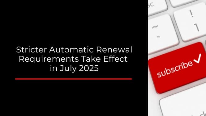 Autorenewal requirements