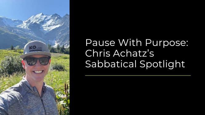 Paid sabbatical spotlight