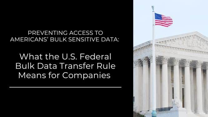 Bulk Data Transfer Rule