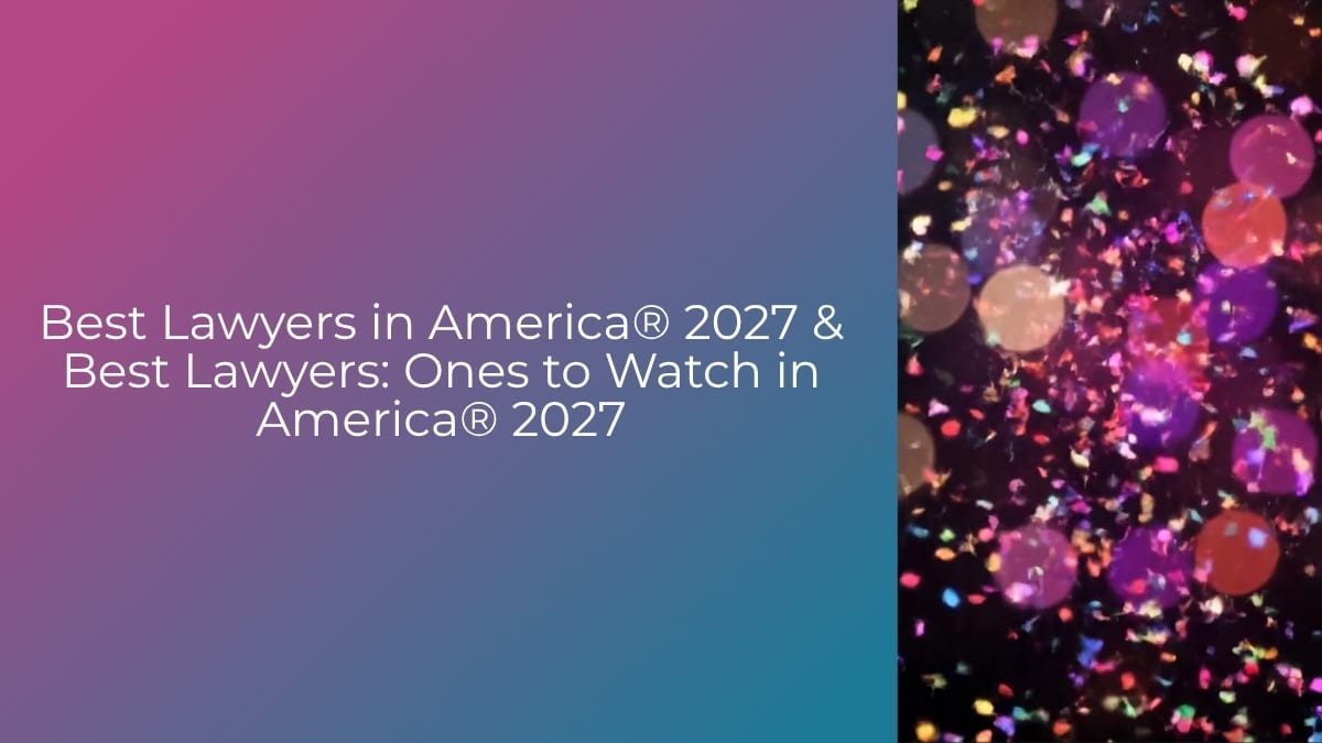 Best Lawyers 2027