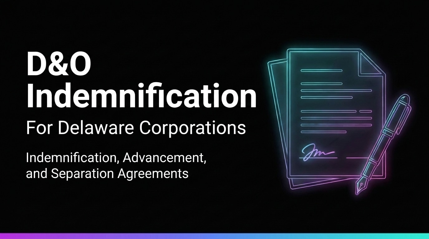 D&O Indemnification for Delaware Corporations